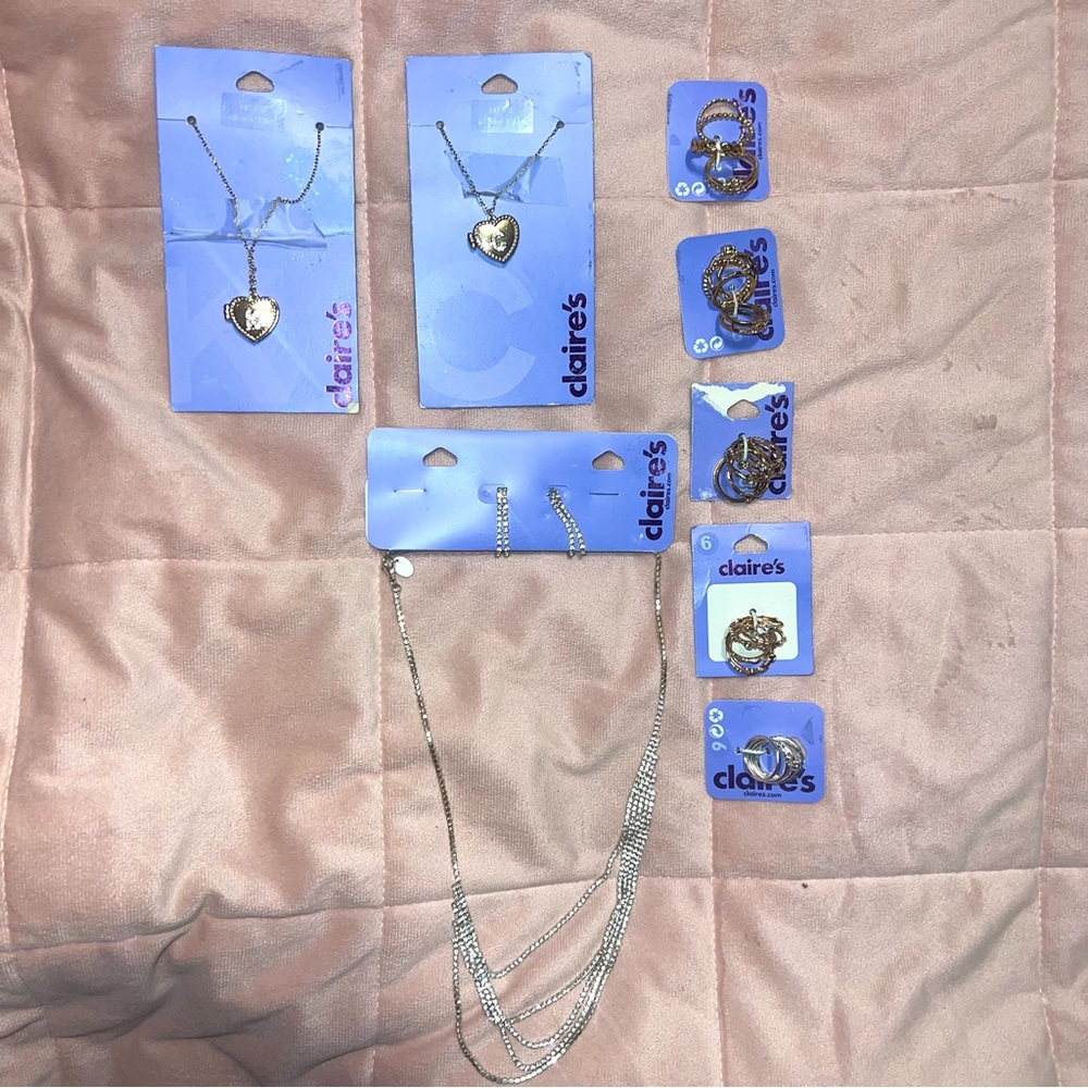 Claire’s Jewelry Lot 8 Piece Set NWT